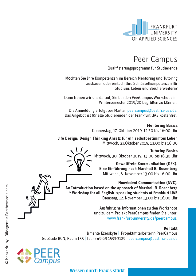 PeerCampus Programm WS 2019/20